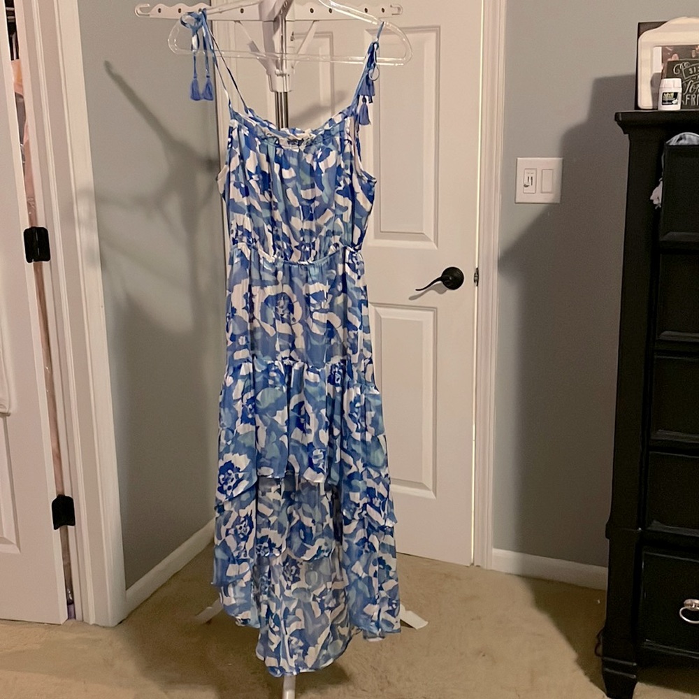 Blue maxi dress
